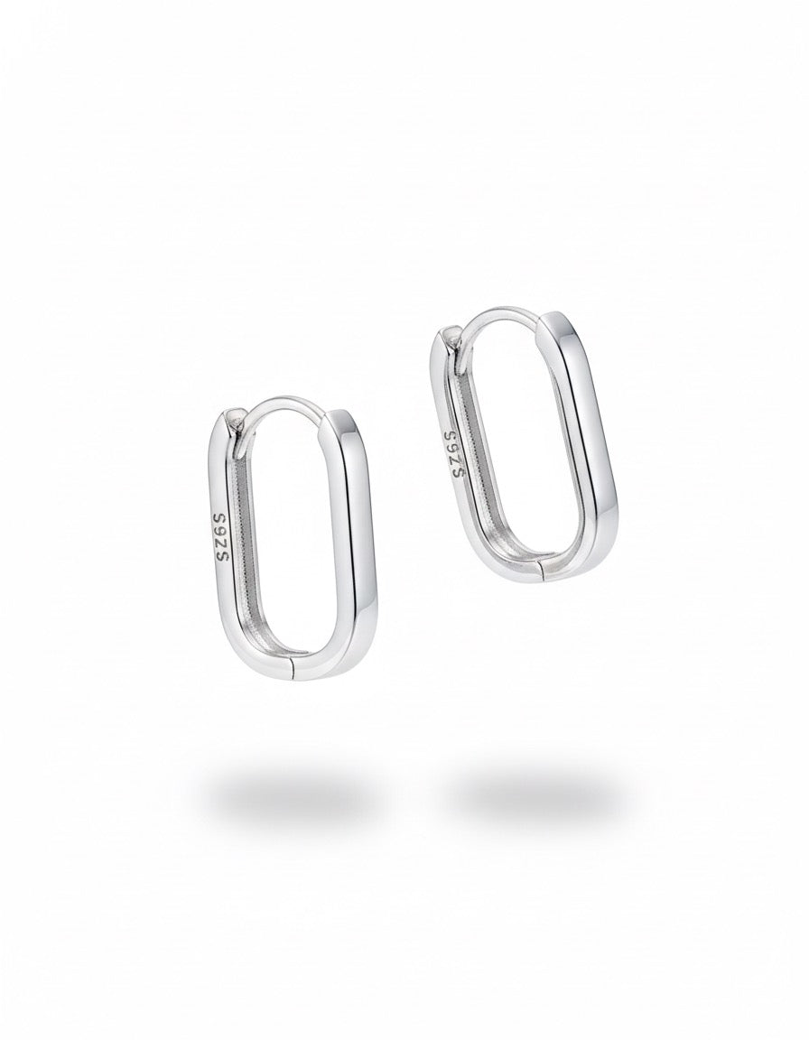 Silver earrings