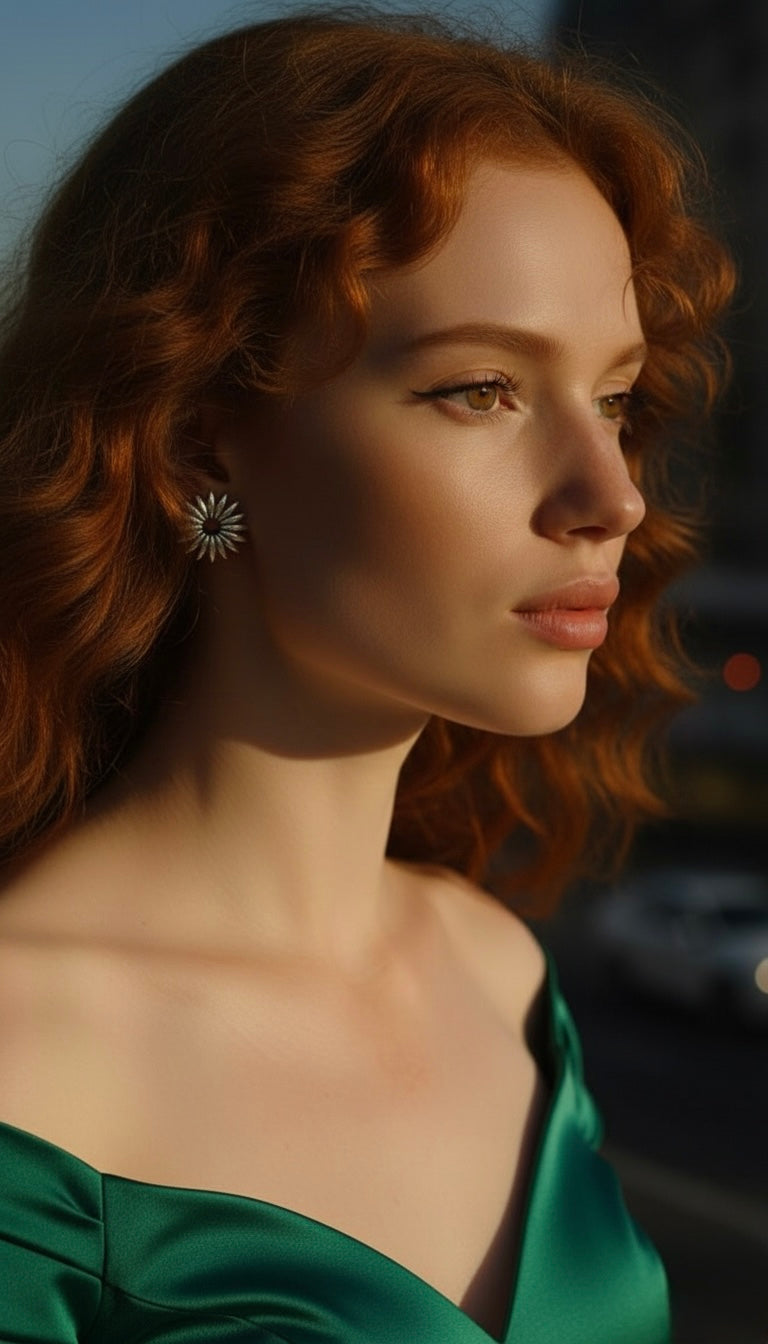 Earrings “Grain”