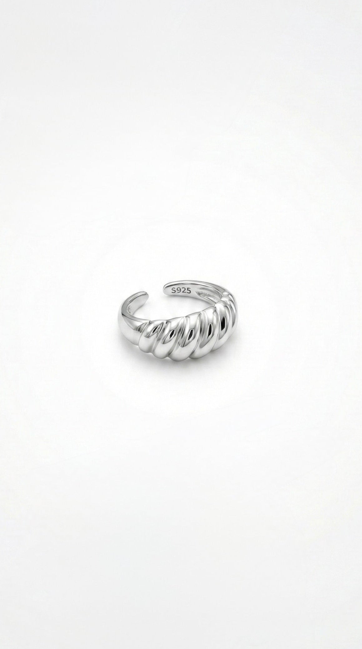 Silver Ring “Croissant”
